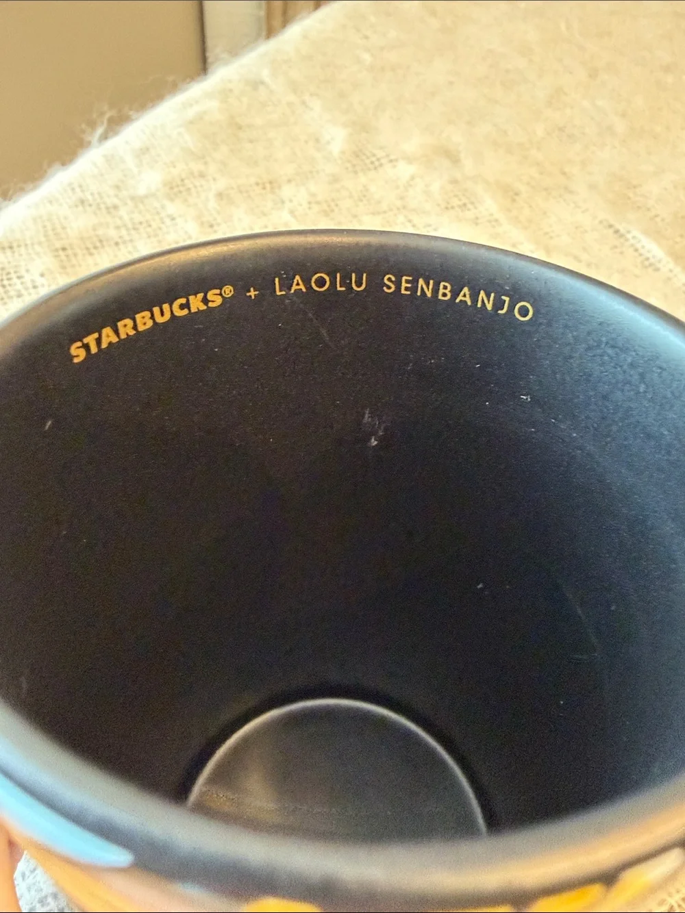 Starbucks Coffee Limited Laolu Senbanjo 2018 Coffee Mug Cup 12 oz Black